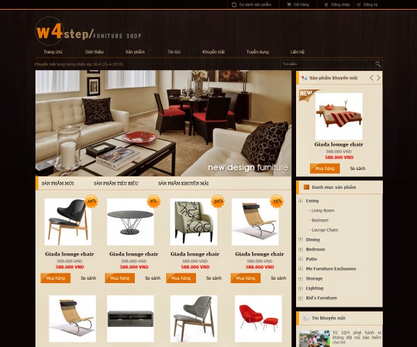 Thiết kế website nội thất giúp quảng bá thương hiệu