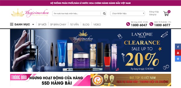 Trang chủ ấn tượng, chuyên nghiệp