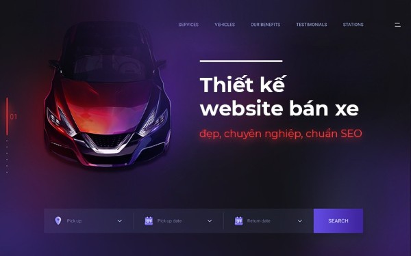 Dịch vụ thiết kế Website Ô Tô chuyên nghiệp tại Socseoer