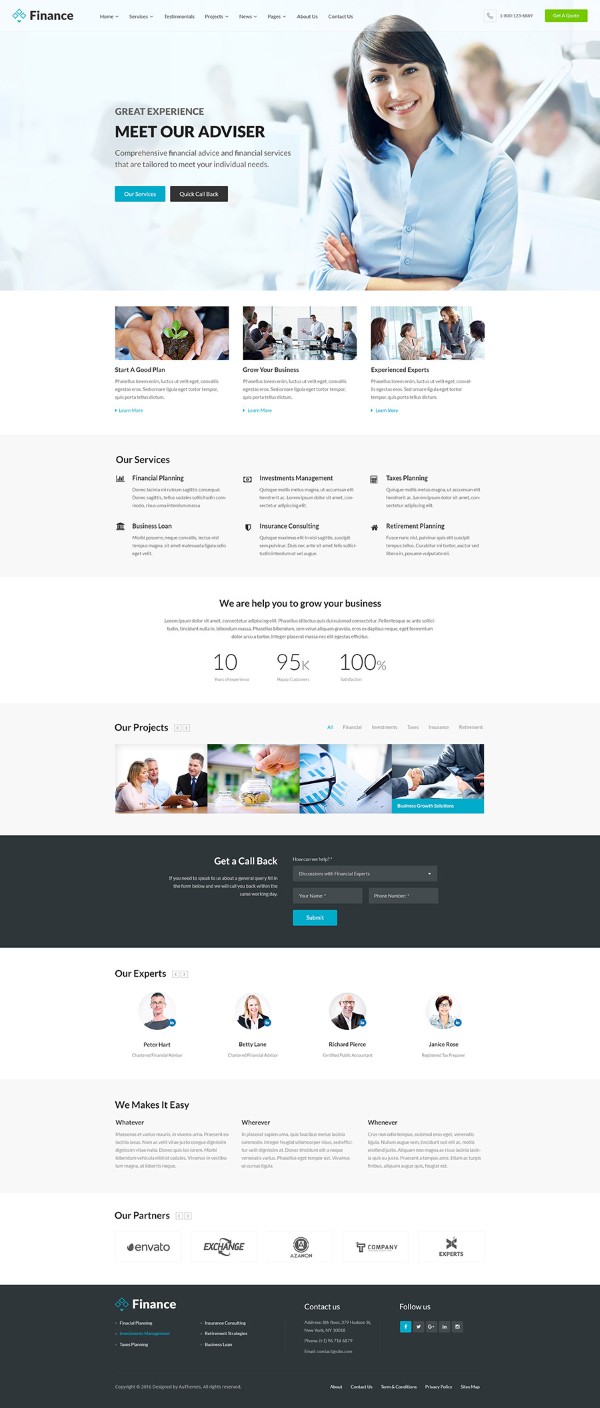 Thiết kế Website tài chính chuyên nghiệp, chuẩn SEO, bảo mật cao
