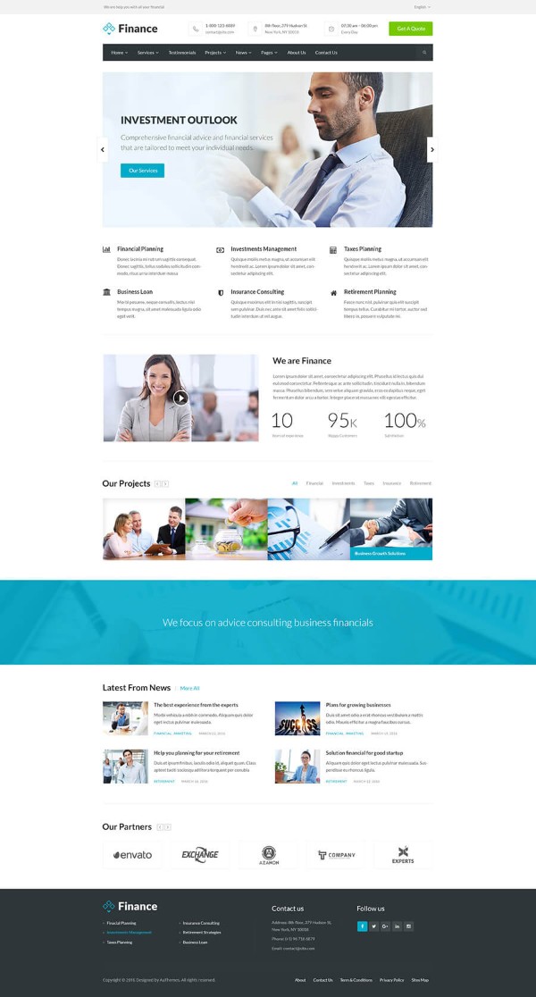 Thiết kế Website tài chính chuyên nghiệp, chuẩn SEO, bảo mật cao