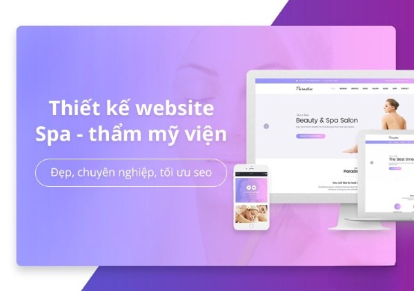 Thiết kế website thẩm mỹ viện, spa làm đẹp chuyên nghiệp