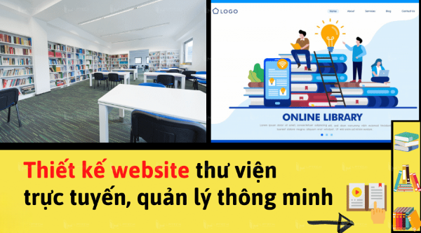 Thiết kế website thư viện trực tuyến đơn giản, khoa học