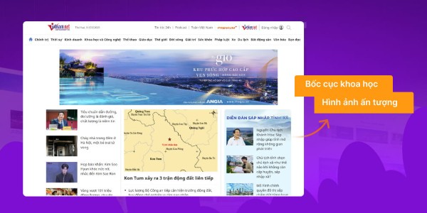 Thiết kế website tin tức có giao diện trang chủ thu hút