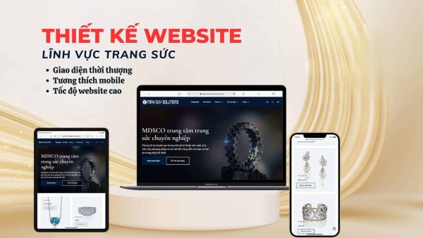 Dịch vụ thiết kế website trang sức, vàng bạc đá quý uy tín, chuyên nghiệp tại Socseoer