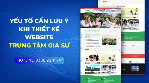 Những yếu tố cần chú ý trước khi xây dựng website trung tâm gia sư