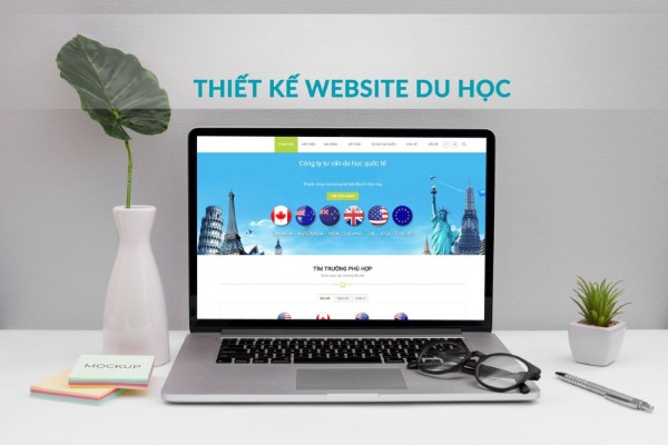 Thiết kế Website tư vấn Du Học chuyên nghiệp, uy tín, thu hút khách