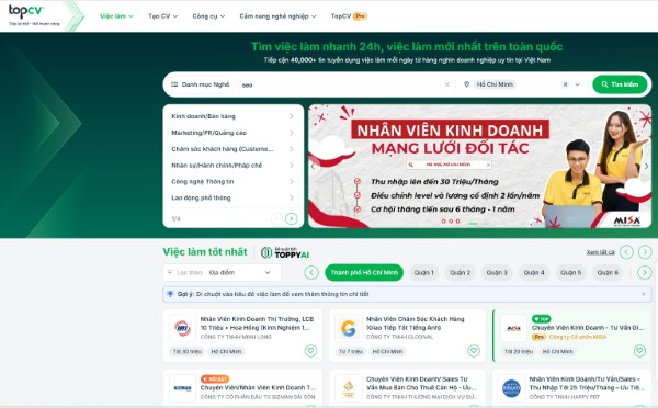Hệ thống tìm kiếm việc làm thông minh