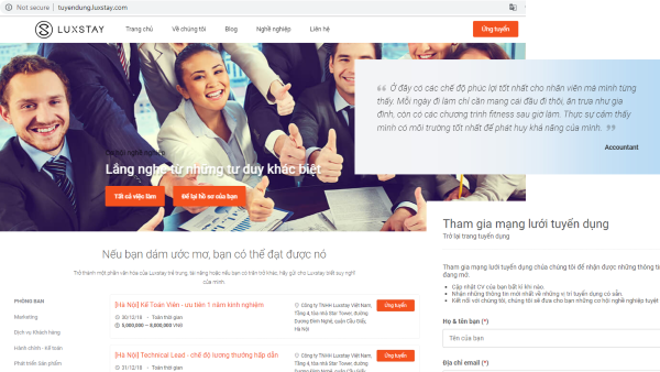 Một số lợi ích của việc thiết kế website tuyển dụng