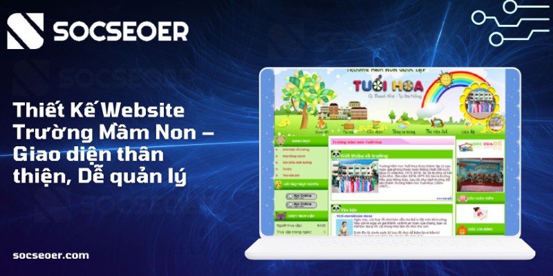 Thiết Kế Website Trường Mầm Non