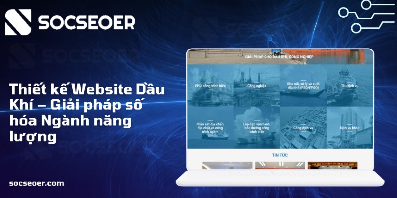 Thiết kế website dầu khí