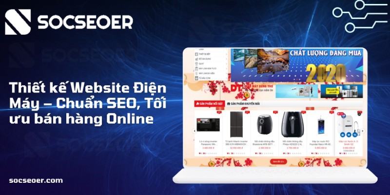 Thiết kế website điện máy
