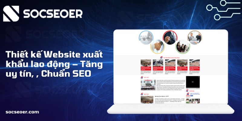 Thiết kế website xuất khẩu lao động