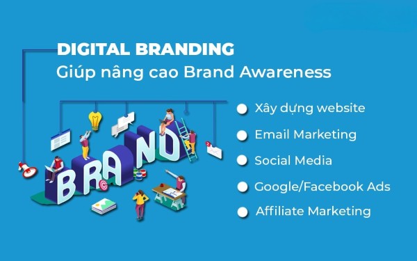 Digital Branding – Xây dựng thương hiệu số giúp tăng nhận biết thương hiệu