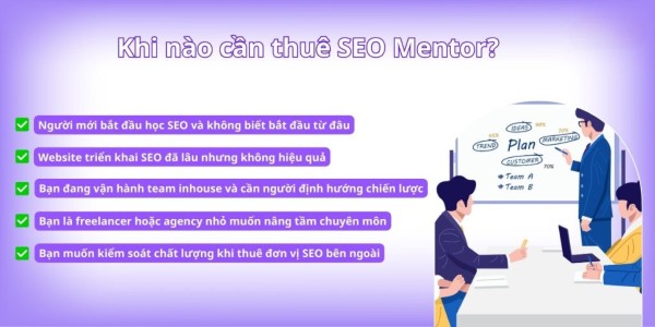 Cần thuê dịch vụ SEO Mentor khi nào?