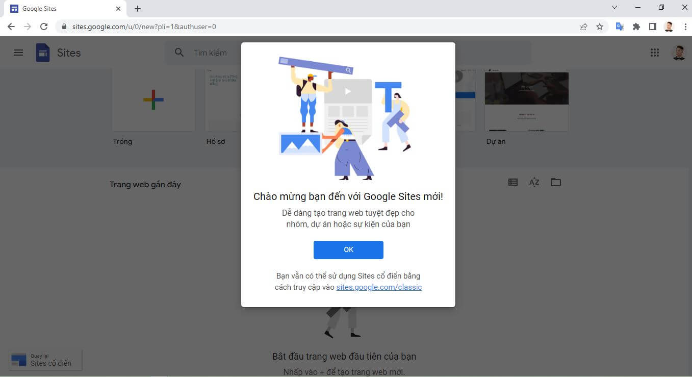 Hướng dẫn tạo Google Sites miễn phí đơn giản từ A-Z