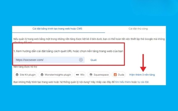 Quét URL trang web