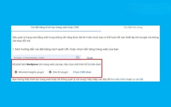 Chọn nền tảng CMS bạn đang sử dụng
