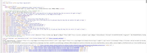 Google tính nội dung trùng lặp dựa trên Code HTML