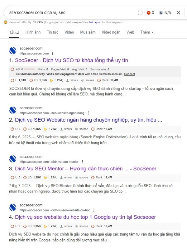 Website bị phạt Panda do lỗi keyword cannibalization
