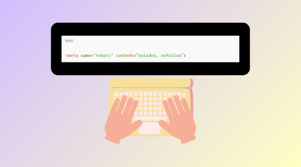 Thêm thẻ “noindex” vào trang HTML