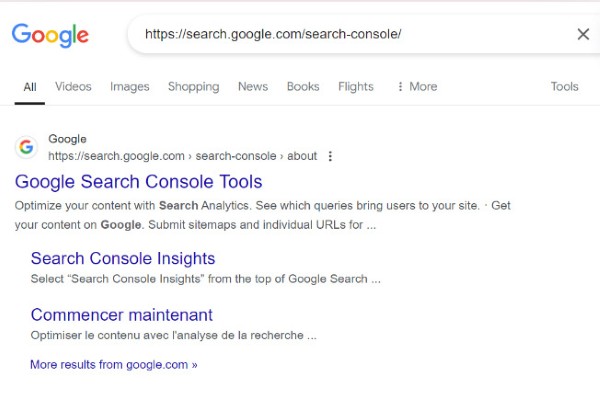 Sử dụng Google Search Console