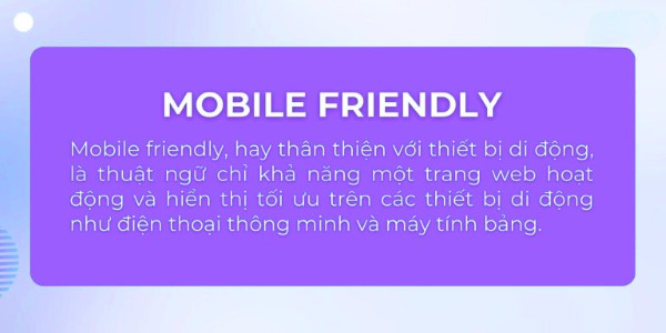 Mobile Friendly là gì?