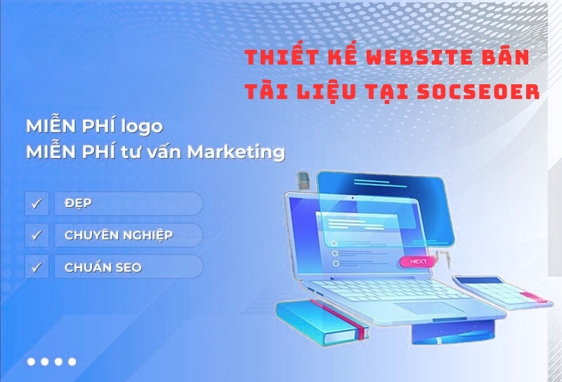 Thiết kế website bán tài liệu tại Socseoer