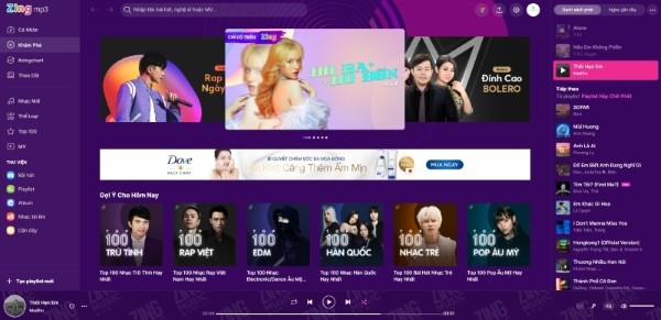 Các tính năng cần có khi thiết kế website nghe nhạc online