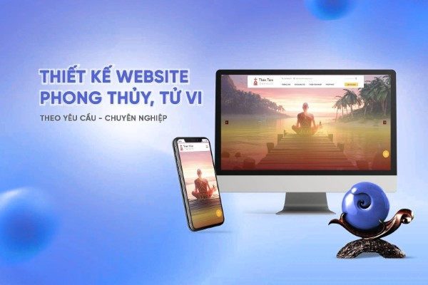 Thiết kế website phong thủy – Giao diện đẹp, chuẩn SEO, giá tốt