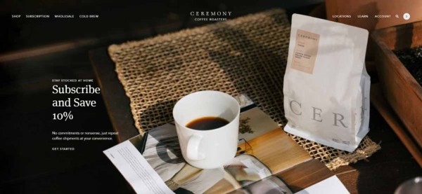 Ceremony Coffee – Thiết kế tối giản nhưng đầy cuốn hút