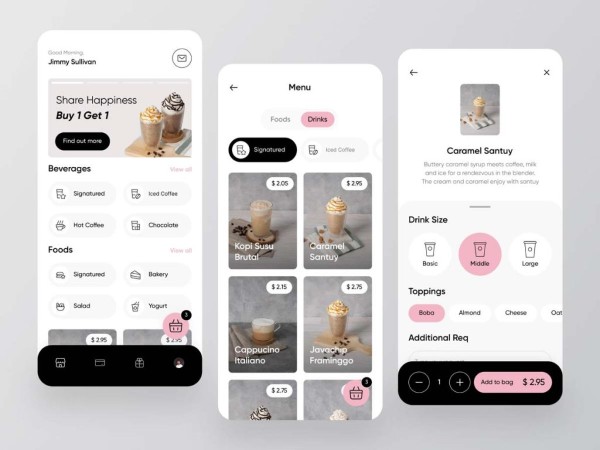 Menu online thân thiện
