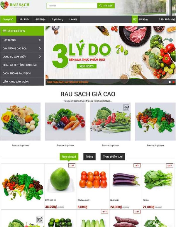 Vì sao doanh nghiệp thực phẩm cần thiết kế website?