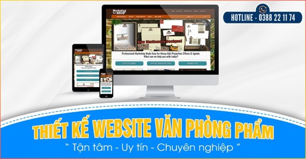 Thiết kế Website Văn Phòng Phẩm – Tối ưu bán hàng, chuẩn SEO