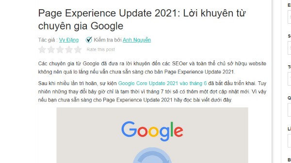 Thẻ tiêu đề chính của trang đóng vai trò trọng tâm và quan trọng nhất 