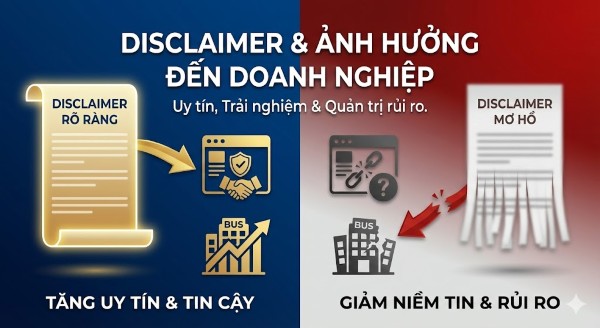 Disclaimer là gì? Tại sao cần tuyên bố miễn trừ trách nhiệm? Tác động của disclaimer đến uy tín và hình ảnh thương hiệu
