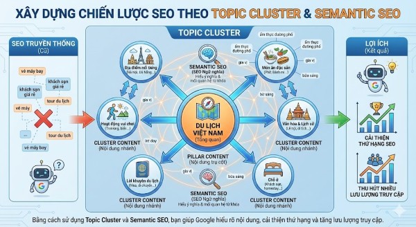 Xây dựng chiến lược SEO theo Topic Cluster & Semantic SEO