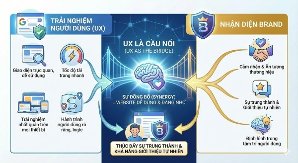 UX là cầu nối giữa SEO và cảm nhận thương hiệu của người dùng