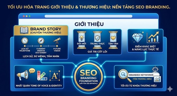 Tối ưu trang giới thiệu thương hiệu là nền tảng cốt lõi của SEO Branding