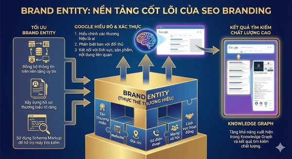 Brand Entity nền tảng cốt lõi của SEO Branding