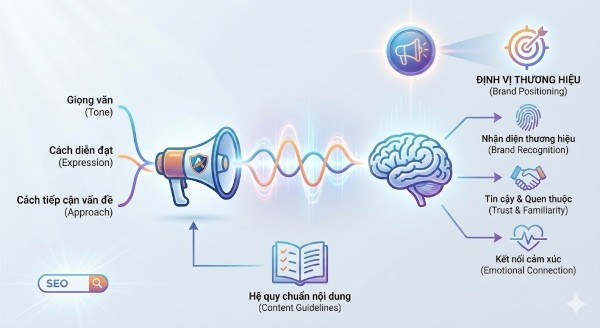 Nội dung mang dấu ấn thương hiệu trong SEO Branding