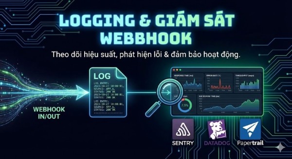 Ghi nhật ký và giám sát để đảm bảo Webhook hoạt động bình thường
