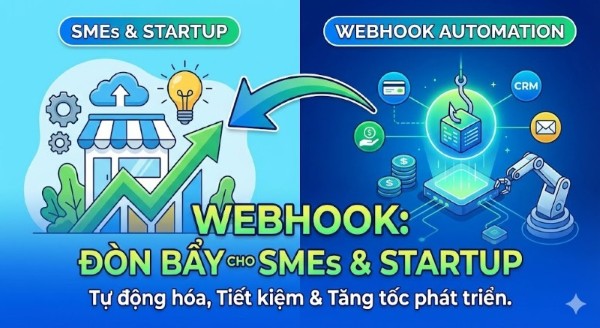 Webhook hoàn toàn phù hợp với SMEs và mang lại lợi ích lớn cho doanh nghiệp