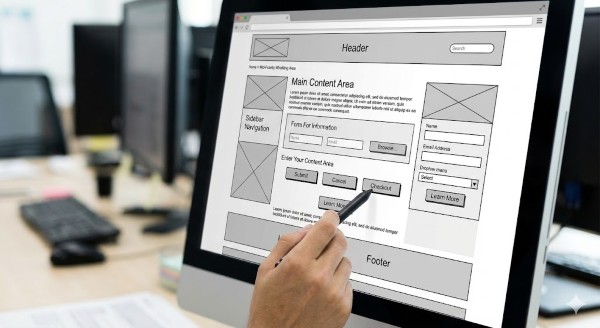 High-fidelity wireframe cung cấp mức độ chi tiết cao hơn về cấu trúc và thành phần giao diện